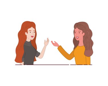 Genç kadın avatar karakter