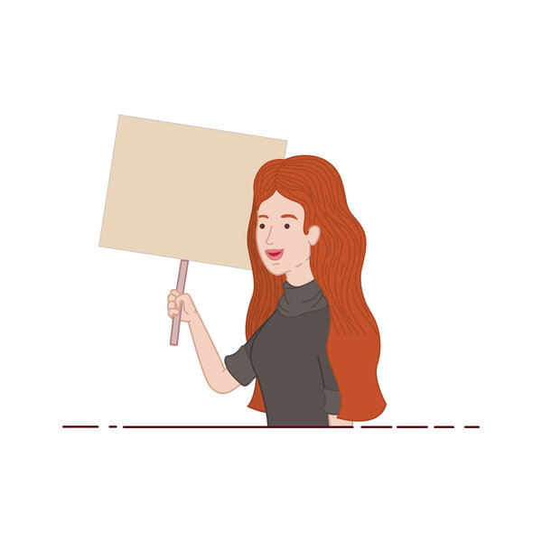 женщина с биркой древесного авангарда
