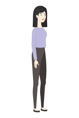 Avatar karakterli genç kadın