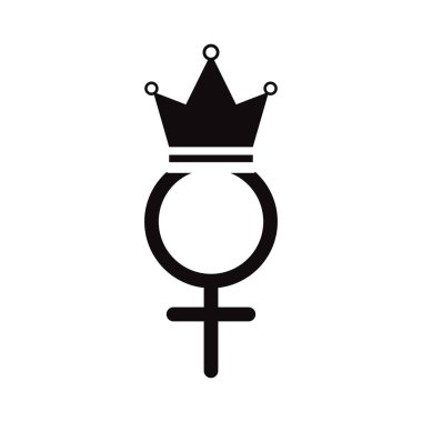 taç cinsiyeti kadın simgesiyle