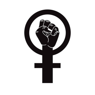 kavga sinyali izole simgesinde el