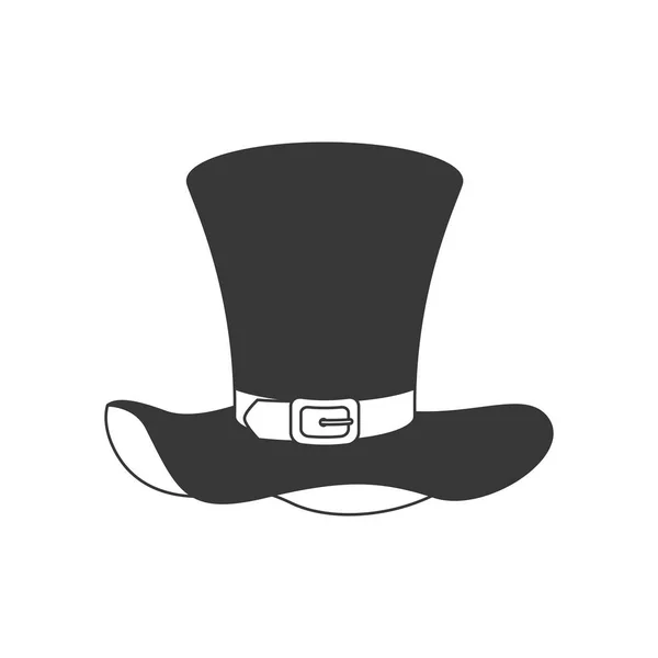 Chapeau de lutin icône isolée — Image vectorielle