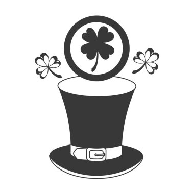 cüce cin şapka izole simgesi