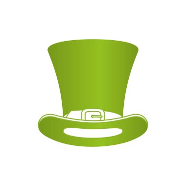 cüce cin şapka izole simgesi