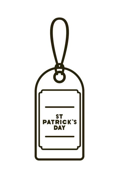 St patrick dag kommersiella isolerade taggningssymbol — Stock vektor