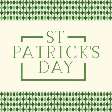 mutlu patricks günü etiket izole simgesi