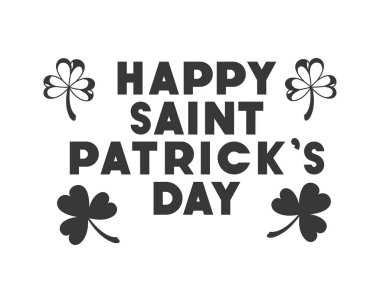 mutlu saint patricks günü etiketi ile balonları kutsal kişilerin resmi