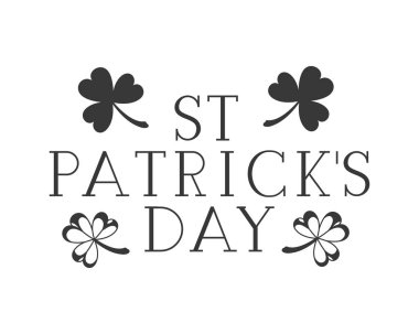 mutlu saint patricks günü etiketi ile balonları kutsal kişilerin resmi