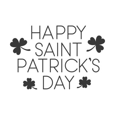 mutlu saint patricks günü etiketi ile balonları kutsal kişilerin resmi