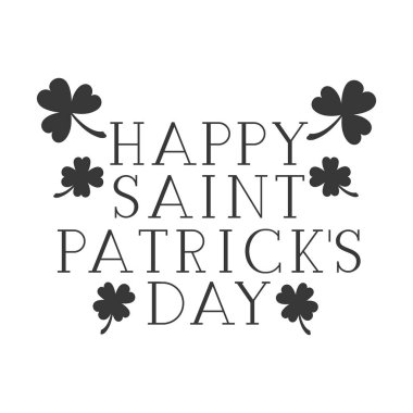 mutlu saint patricks günü etiketi ile balonları kutsal kişilerin resmi