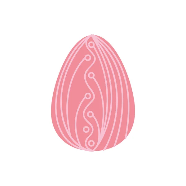 Velikonoční vajíčko izolované ikona — Stockový vektor