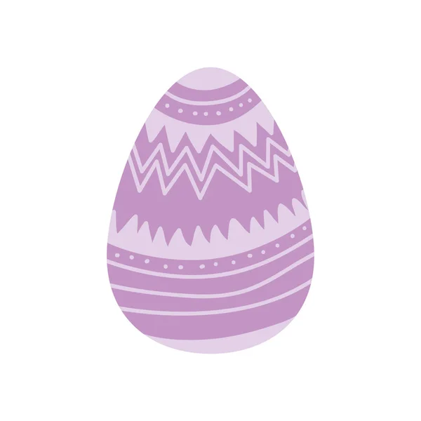 Oeuf de Pâques icône isolée — Image vectorielle