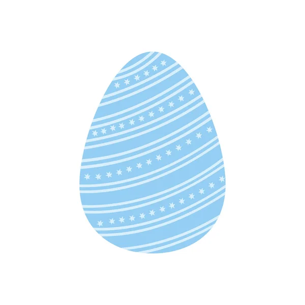 Huevo de Pascua aislado icono — Vector de stock