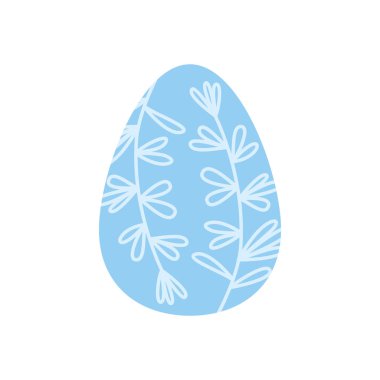 Paskalya yumurtası izole simgesi