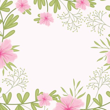 Çiçek desen izole simgesi