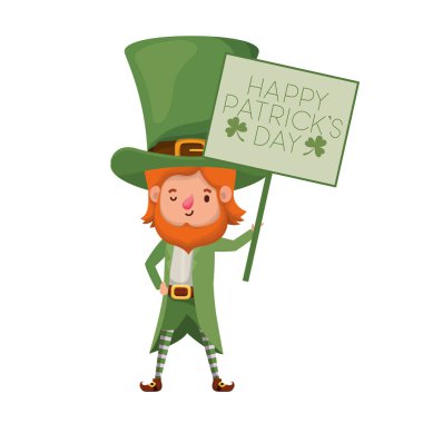 dilek sen mutlu st patricks günü etiket cin karakteri ile