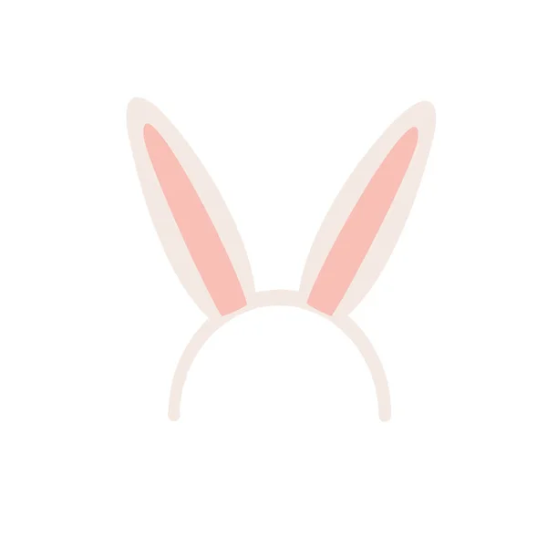 Rabbit ears isolated icon — Stock Vector