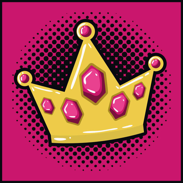 Королева короны поп-арт
