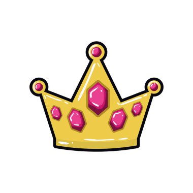 Altın taç pop sanat simge