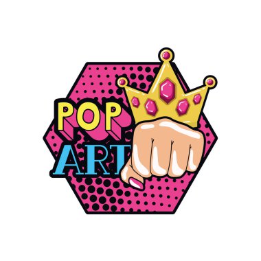 el işareti güç pop sanat