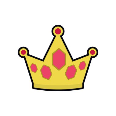 Altın taç pop sanat simge