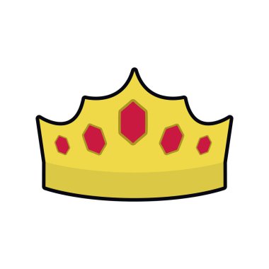 Altın taç pop sanat simge