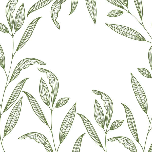 パターンの花し、葉の分離アイコン — ストックベクタ