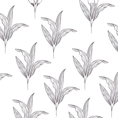 çiçek desen ve izole simgesi yapraklar