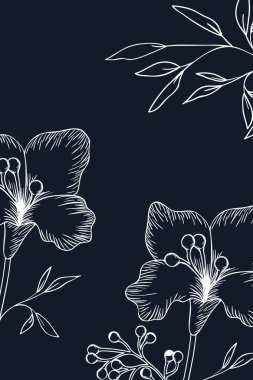 desen bitkiler ve otlar izole simgesi