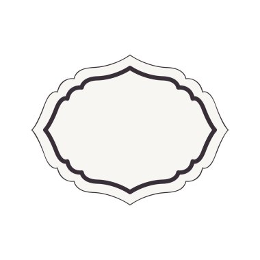 zarif çerçeve izole simgesi