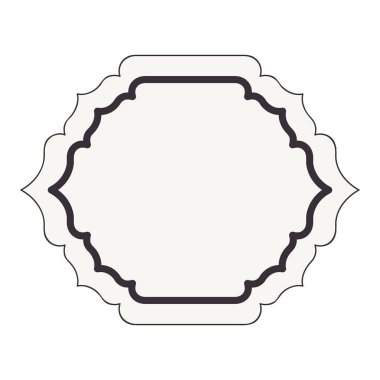 zarif çerçeve izole simgesi