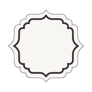 zarif çerçeve izole simgesi