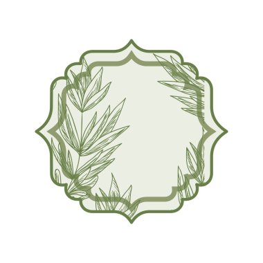 zarif çerçeve izole simgesi