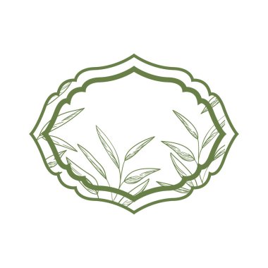 zarif çerçeve izole simgesi