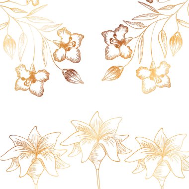 çiçek desen ve izole simgesi yapraklar