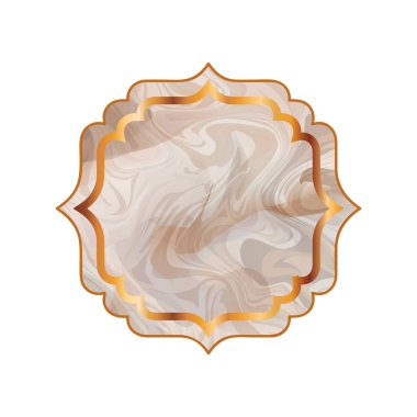 zarif çerçeve Victoria izole simgesi