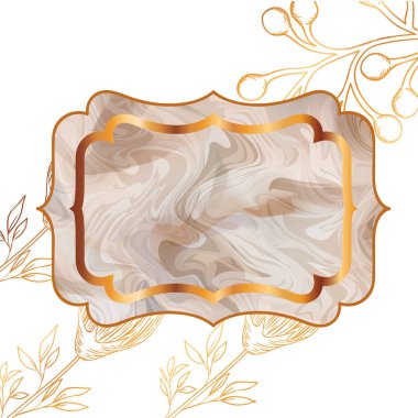 zarif çerçeve Victoria izole simgesi