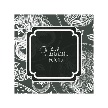 zarif victorian İtalyan gıda ile çerçeve