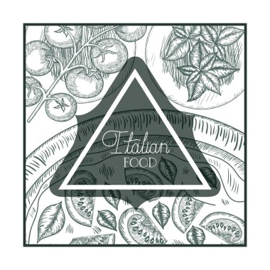 zarif victorian İtalyan gıda ile çerçeve