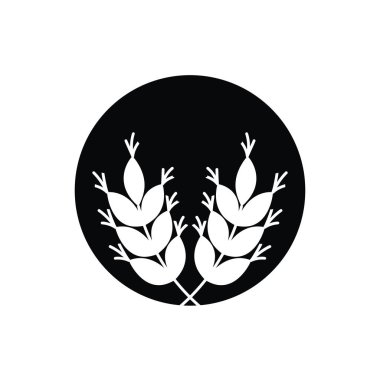 buğday izole simgesi bırakır