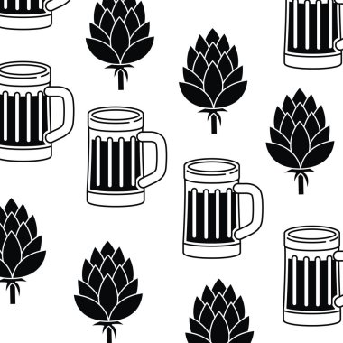 desen cam bira izole simgesiyle