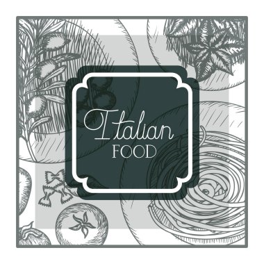 zarif victorian İtalyan gıda ile çerçeve