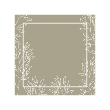 çiçek desen ve izole simgesi yapraklar