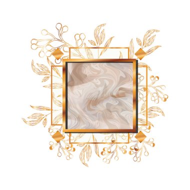 Çerçevesi simgesi ile Victoria Altın