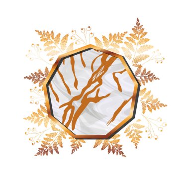 Çerçevesi simgesi ile Victoria Altın