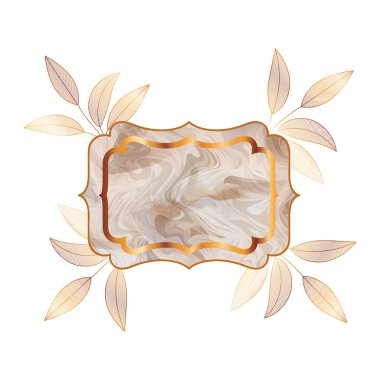 zarif çerçeve Victoria izole simgesi