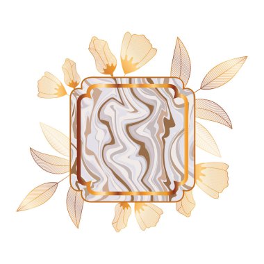 zarif çerçeve Victoria izole simgesi