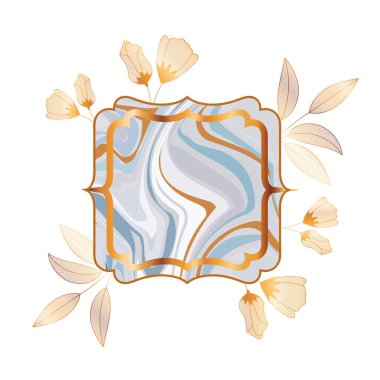 zarif çerçeve Victoria izole simgesi