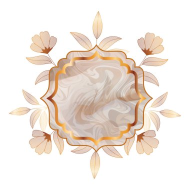 zarif çerçeve Victoria izole simgesi