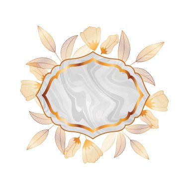 zarif çerçeve Victoria izole simgesi